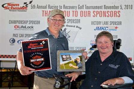 Lynn Dayton with Sam Schmidt